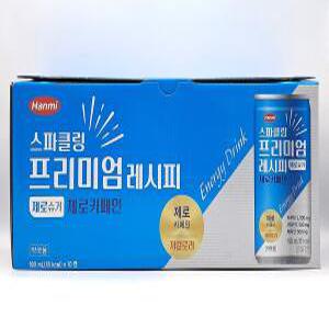 한미 스파클링 프리미엄 레시피 제로슈거 제로카페인 190mL 1박스 10캔