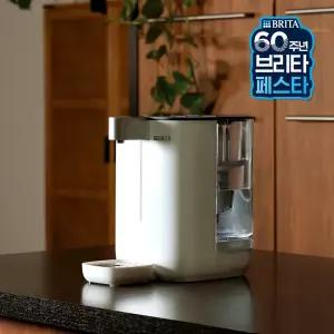 브리타 큐브 무타공 온정수기 4L 화이트 +  기본필터 1입