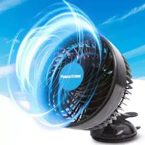 카렉스 차량용 써큘레이터 선풍기 흡착식 12V 24V 화물차 카팬