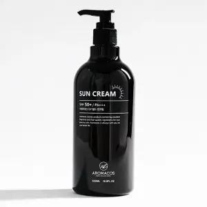 아로마코스 UV쉴드 선크림 500ml 대용량 선크림 SPF50+)
