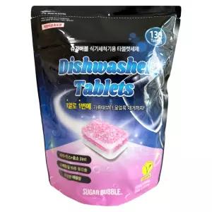 슈가버블 식기세척기세제 1300g (10g X 130개) 타블렛 세제 애플향