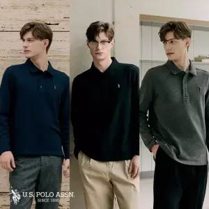 유에스피에이 [U.S POLO ASSN.] 25FW 기모 카라티 3종 남성
