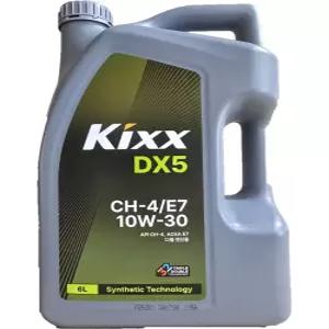 KIXX 킥스 DX5 CH4 E7 10W30 6L 디젤엔진오일