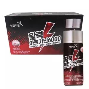 영진약품 활력 아르기닌6000 100mlX10병/L아르기닌 비타민C 고카페인
