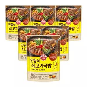 오뚜기 안동식 쇠고기국밥 500g, 6개