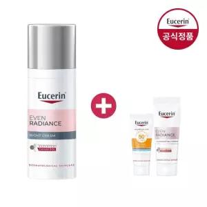 유세린 이븐래디언스 나이트크림 50ml 증)선프로텍트 5ml+일루미네이팅 세럼 7ml