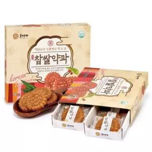 490g (14개입) 찹쌀약과 한국 과자 약과 전통 찹쌀 떡 호정가 선물