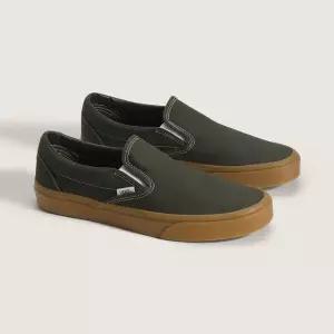 [반스](강남점)[ VANS ] 반스 슬립온 올리브 검솔 / VN000DAHFRN