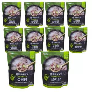 한촌설렁탕 사골&양지고기 설렁탕 500g 10개