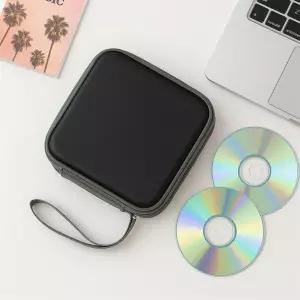 메가디자인 하드 CD케이스 40장 블랙 내구성좋은케이스