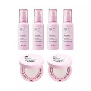 아트델리 멜라컷 글로우 선워터 100ml x4 + 선쿠션 15g x2