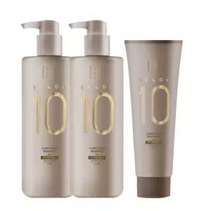 미쟝센 살롱 10 극손상모발 샴푸 500ml 2개 + 트리트먼트 1개