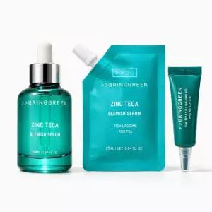 브링그린 징크테카 트러블 세럼 50ml +  리필 25ml + 스팟젤 10ml