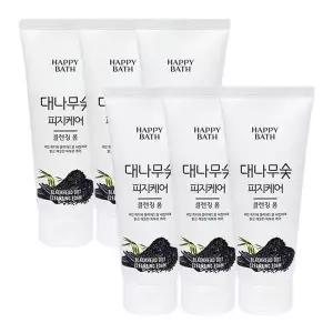 [셀러허브]해피바스 대나무숯 피지흡착 클렌징폼 200g x6 (S12261726)