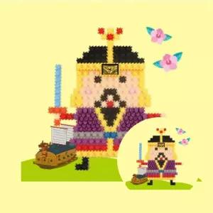 이순신 역사 인물 입체 끼우기 블록 만들기 한국사 임진왜란 학습 미술 교구 체험
