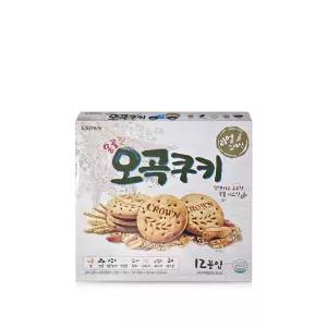 크라운제과 옹골진 오곡쿠키 288g 1개