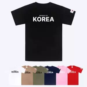 REPUBLIC OF KOREA 쿨링 반팔 티셔츠 RT002 - 헬스 운동 코리아 월드컵 응원 기능성 쿨소재