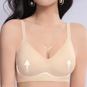 윙크핑크/24시간 편안함 볼륨몰드 심리스 브라팬티 세트