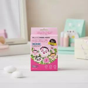 캔디걸 동물 마스크팩 세트 4+1 어린이 캐릭터 수분팩 마스크 시트지 얼굴 스킨케어 키즈