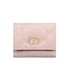 [명품]  크리스탈 장식 Caro Hibiscus L형 지퍼 지갑 S4207UHNN_M413