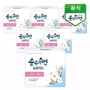 [깨끗한나라] 순수한면 슈퍼가드 소형 18개입x6팩