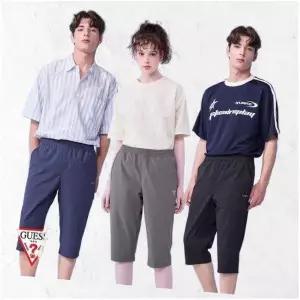 게스 언더웨어 게스언더웨어게스게스 GUESS 썸머 7부 팬츠남여공용 3종 228366
