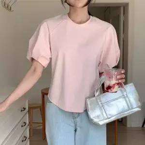 [릴룸]고퀄입체 튤립소매 티셔츠
