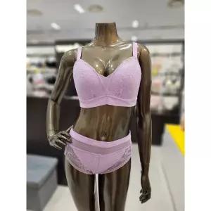 갤러리아 라벤더 밴드프리 쥬시쿠뛰르 노와이어브라,팬티세트 JCWBR3N05T,JCWPT