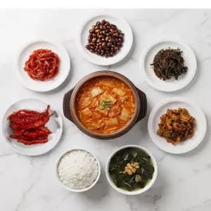 (국내생산) 조은찬 냉장고속 밑반찬 1kg 3개 간장고추지+양념깻잎+고추무침
