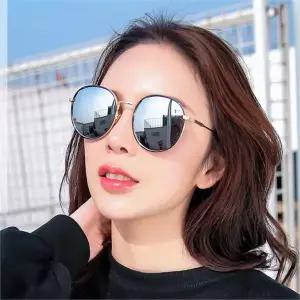 여성 미러 선글라스 데일리 휴가용 자외선 여성 편광 선글라스 차단 레저용