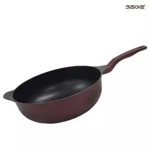 [키친아트] 금상첨화 티타늄코팅 IH 인덕션가능 궁중팬 32cm 코팅팬..