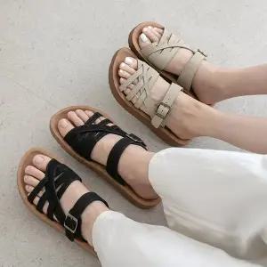 [분홍코끼리] 피요 버클 슬리퍼(3cm)