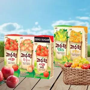 남양 과수원 과일주스 190ml 5종 24팩+24팩 골라담기!