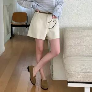 [코코블랑] 모어스 코튼 숏 팬츠(벨트set)