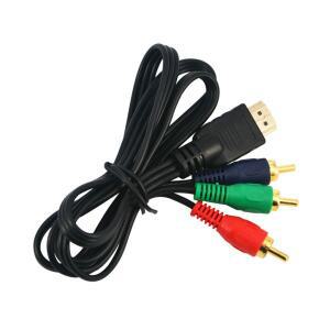 1M HDMI 호환 3 RCA 케이블 비디오 오디오 AV 컴포넌트 연결 HDTV용 변환