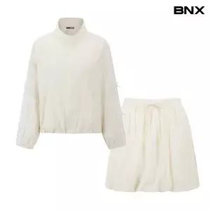 [롯데백화점]비엔엑스 리본 바람막이 자켓 미니 스커트 셋업 (BY2OP041L0)