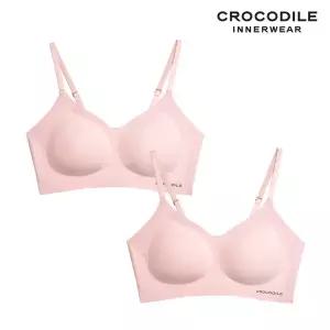 [크로커다일] 소프트 쿨인견 쉘론 패드일체형 스트랩 브라2종 로즈베이지 CDWBR5N15_2