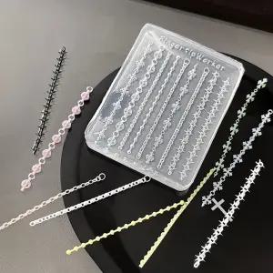 3D 미니체인 실리콘 네일몰드