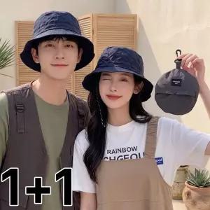 [아이에스이랩]1+1 남여공용 방수 버킷햇 벙거지 모자 I5AC065