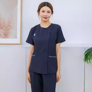 레뷰가운 스판 쿨링 간호복 상하세트 병원 유니폼 가운 간병 간호 단체복 NS05