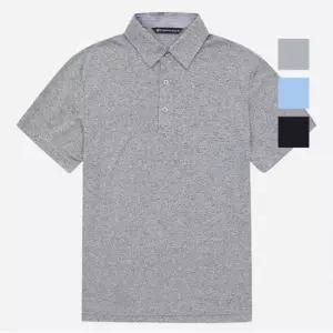 뱅뱅 공용 베이직 멜란지 반팔 카라티 NTJ350)