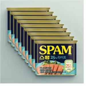스팸 25% 라이트 340g x9개