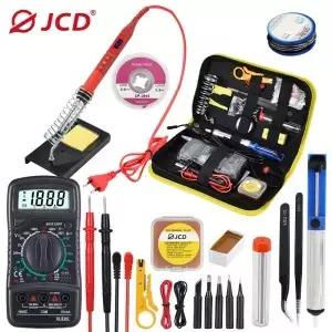 디지털 멀티 미터 80W 220V/110V 다기능 버튼 납땜 스테이션 조정 가능한 온도 908U와 JCD 인두 키트