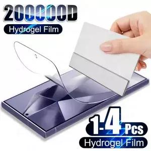 하이 겔 필름 스크린 보호대 삼성 S23 S24 S20 S21 S22 플러스 울트라 FE A54 A53 A52 A32 Flim 14 개