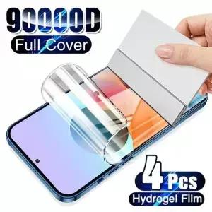 삼성 S24 S23 S20 S21 S22 플러스 울트라 FE 노트 20 9 10 A52S A30 A53 A51 A50 A21S용 하이겔 필름 4개