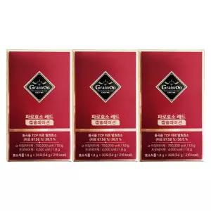 그레인온 파로효소 레드 캡슐레이션 3g x 30포 3개 / JJ몰