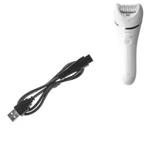 필립스 샤티넬 어드밴스 제모기 BRE710/10 BRE730/10 호환용 충전 케이블 충전기 USB 타입 고속충전기 사용불가