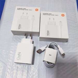 샤오미 초고속 충전기 케이블샤오미 90W 충전기 POCO X7 X6 Pro EU 어댑터 하이퍼차지 USB 타입 C 케이블 1