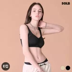 [솔브] 미디엄 매쉬 원단 스포츠브라(SBRS104)[SBRS104_E컵]