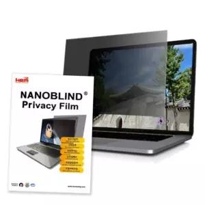 나노블라인드 넷북 태블릿 10.1인치 사생활 정보 보호 프라이버시 필름 블루라이트 차단 직장인보안 카페노트북필름